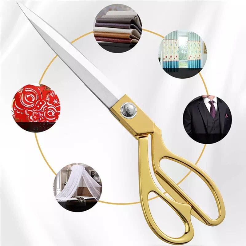 Tailor's Scissors For Fabric, Stainless Steel Professional Sewing Scissors, Needle Work Cutting Scissors, Dressmaker Shears Stainless Steel Scissors, Vintage High Quality Leather Fabric Cutter Tailor's Scissors For Fabric, Stainless Steel Professional Sewing Scissors, Needle Work Cutting Scissors, Dressmaker Shears Stainless Steel Scissors, Vintage High Quality Leather Fabric Cutter